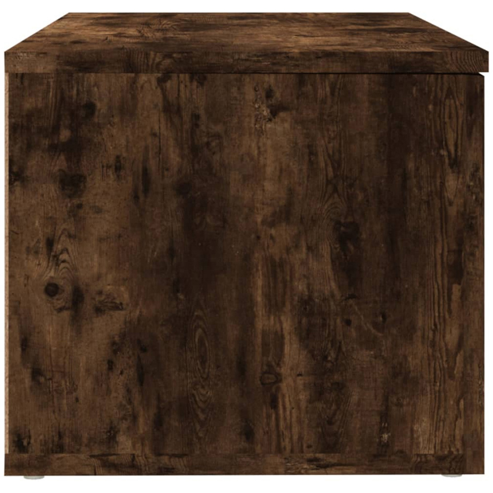 vidaXL 3 Drawer Smoked Oak TV Cabinet Image 7
