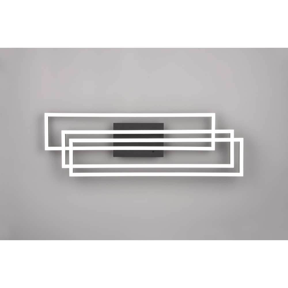 TRIO Corso Matt Black LED Ceiling Light Image 9