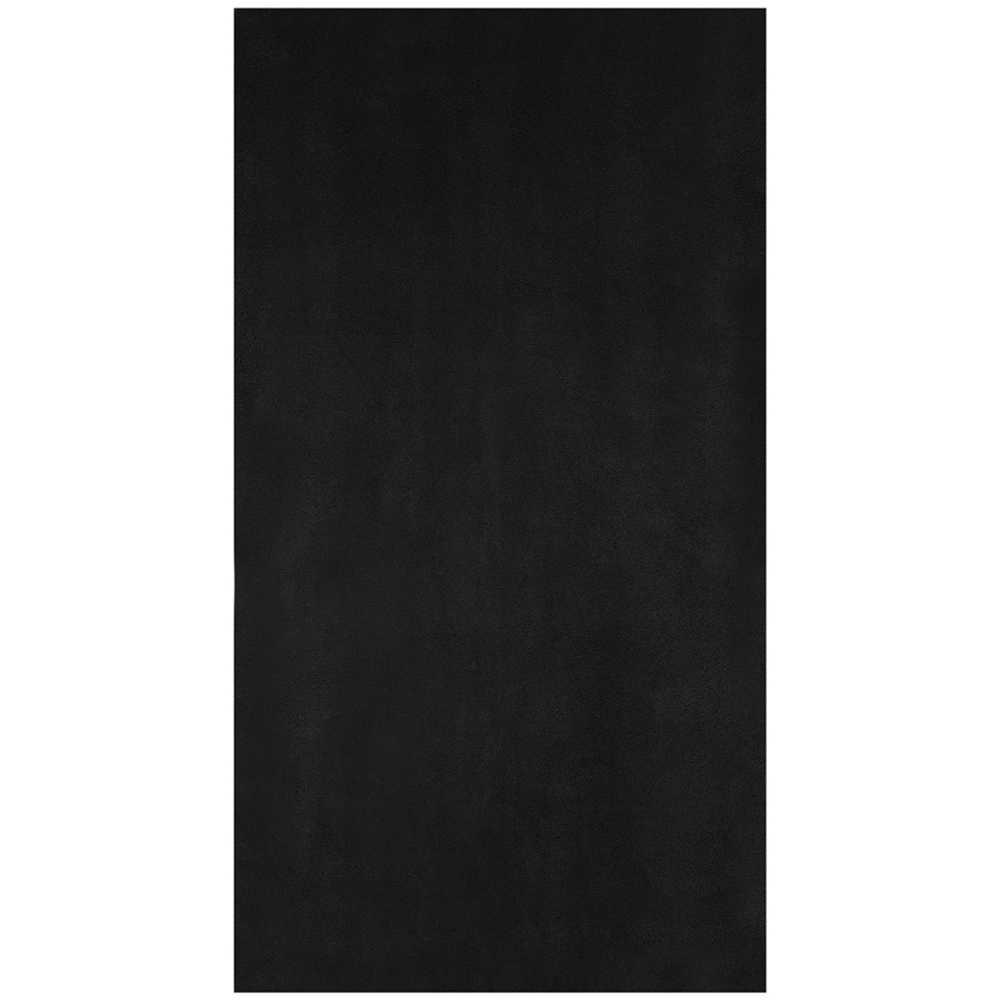 tectake Zonelle Black Short Pile Ultra Soft Rug 150 x 80cm Image 1