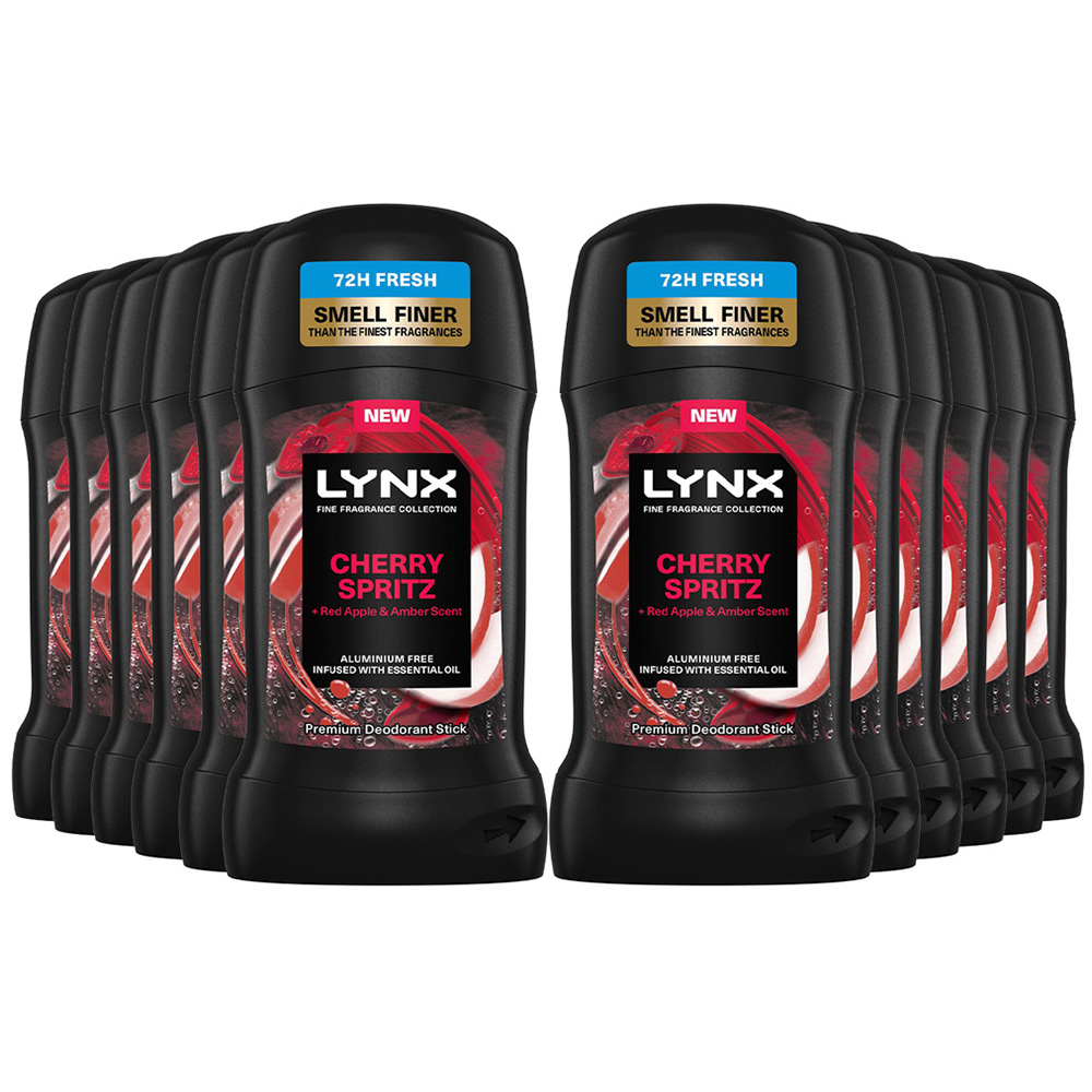 Lynx Cherry Spritz Deodorant Stick 50ml 12 Pack Image 1