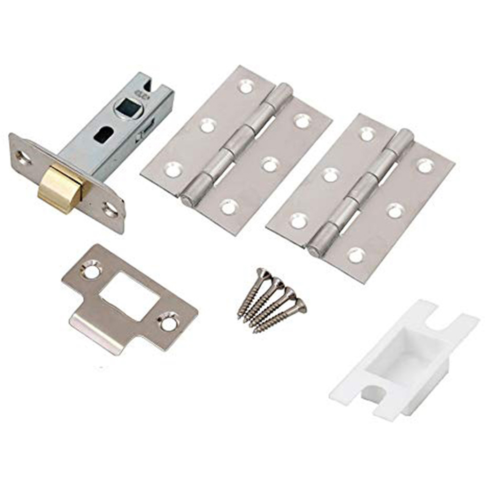 Golden Grace Duo Chrome Verona Door Handle 5 Pack Image 2