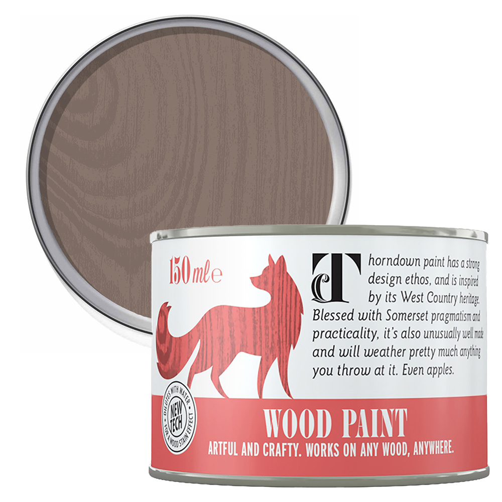 Thorndown Ottery Brown Satin Wood Paint 150ml Image 1