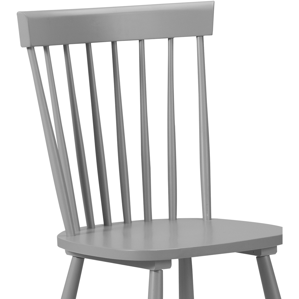 Julian Bowen Torino Set of 4 Grey Chairs Image 5
