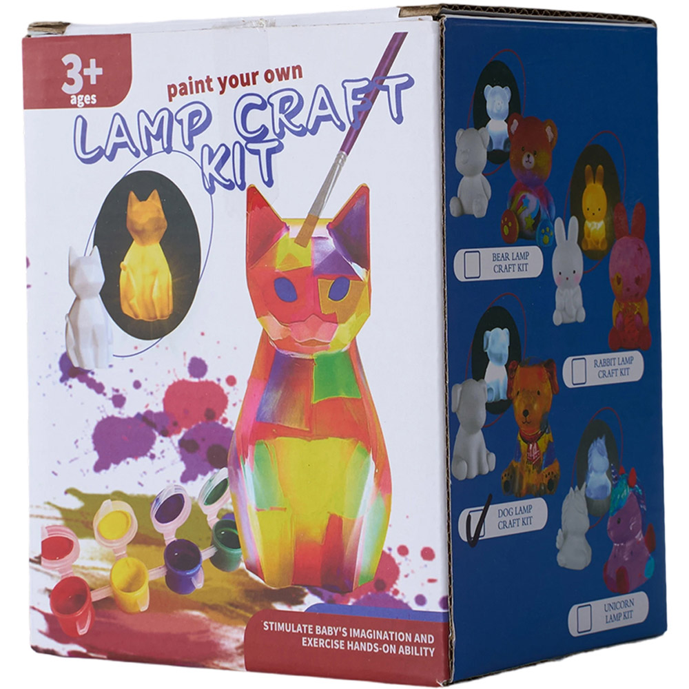 H&O Direct Kids Paint Your Own Puppy Night Light Kit Image 4