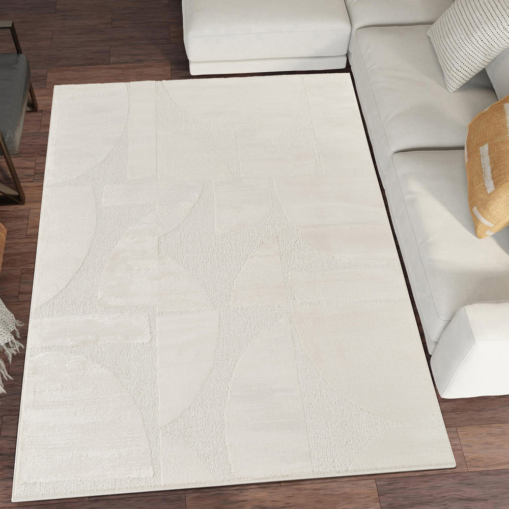 Desire Rugs Hamilton Cream Abstract Motif Rug 200 x 290cm Image 2