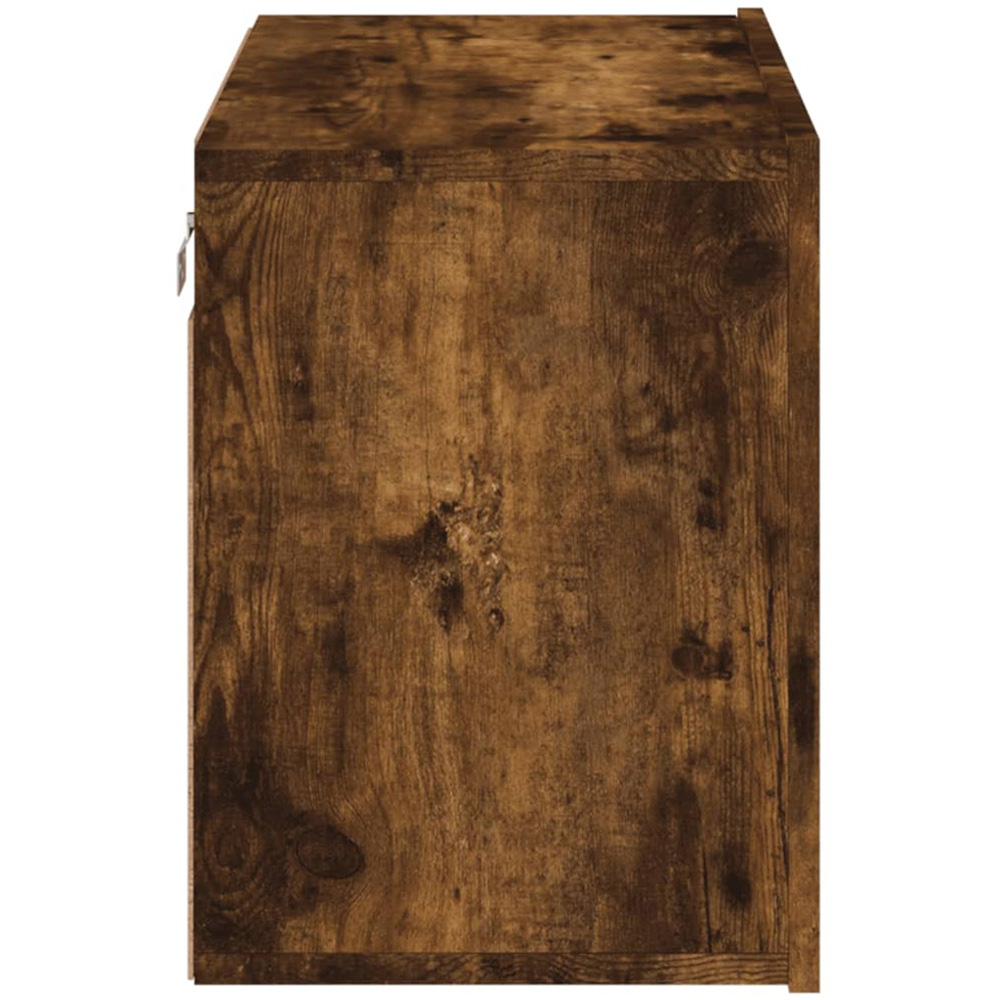 vidaXL 2 Door Smoked Oak Wall Mounted TV Cabinet Image 7