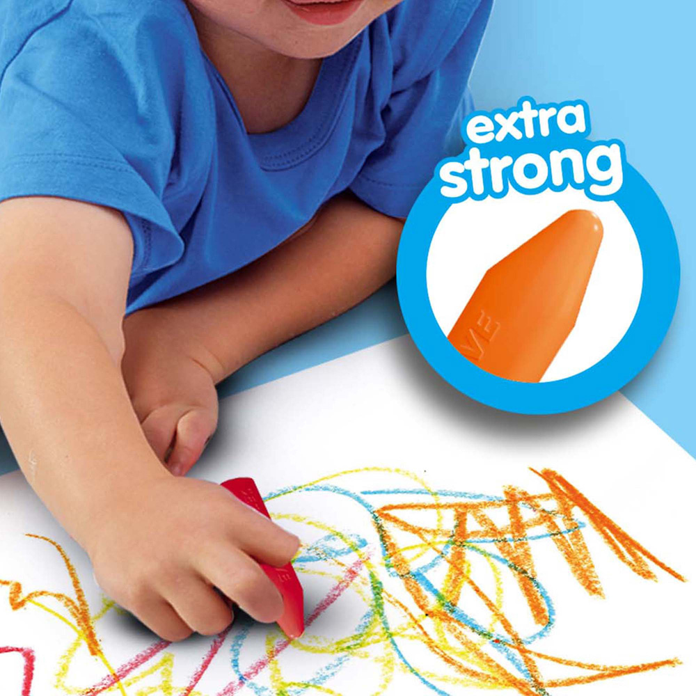 SES Creative My First Assorted Colour Dough Crayon 8 Pack Image 4