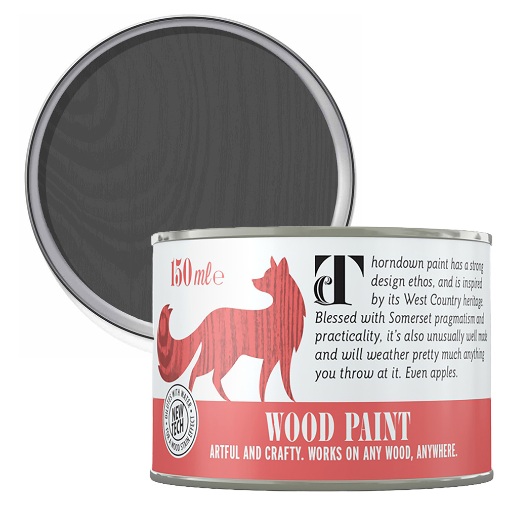 Thorndown Bergamot Grey Satin Wood Paint 150ml Image 1