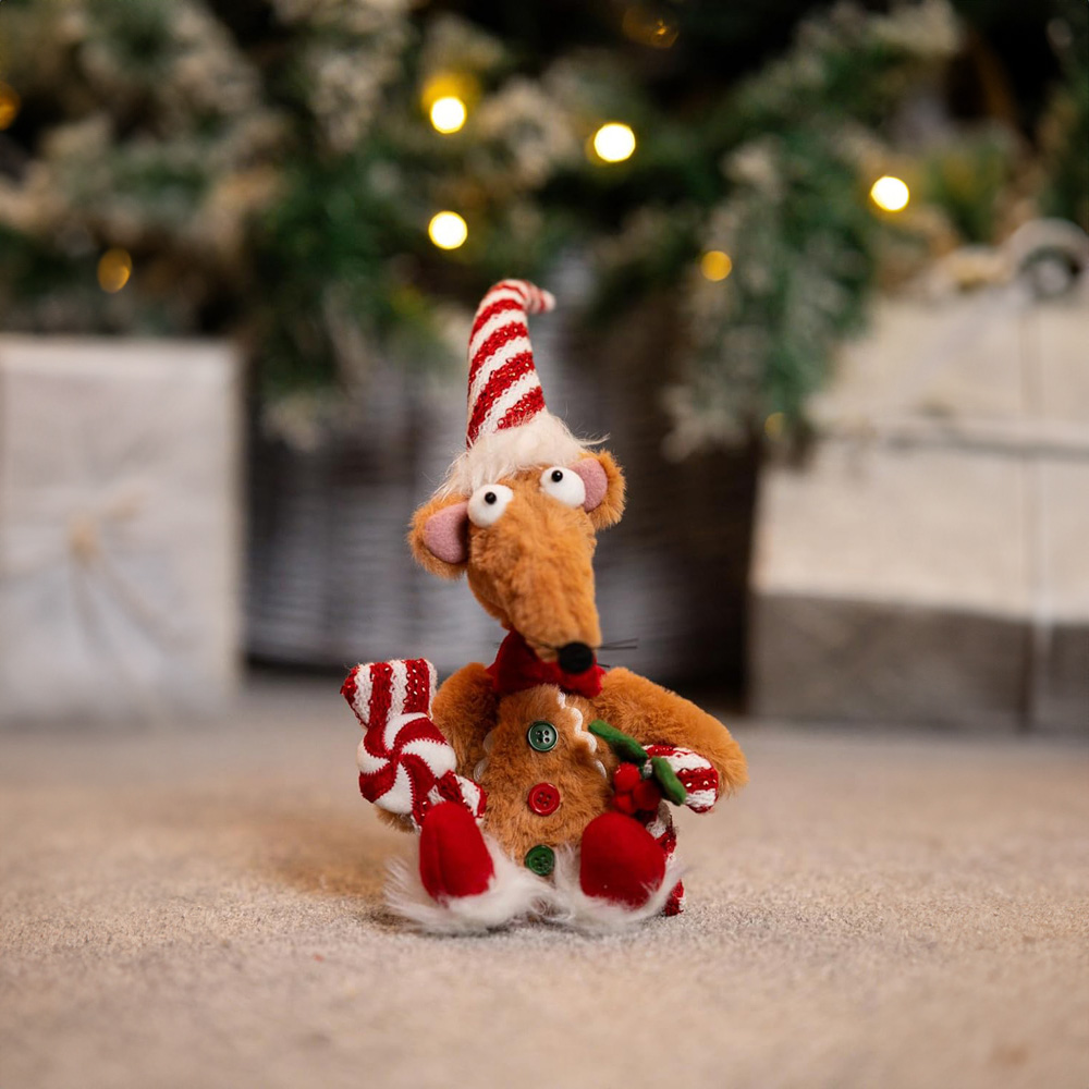 Marco Paul Gingerbread Remi Rat Decoration Ornament Image 3