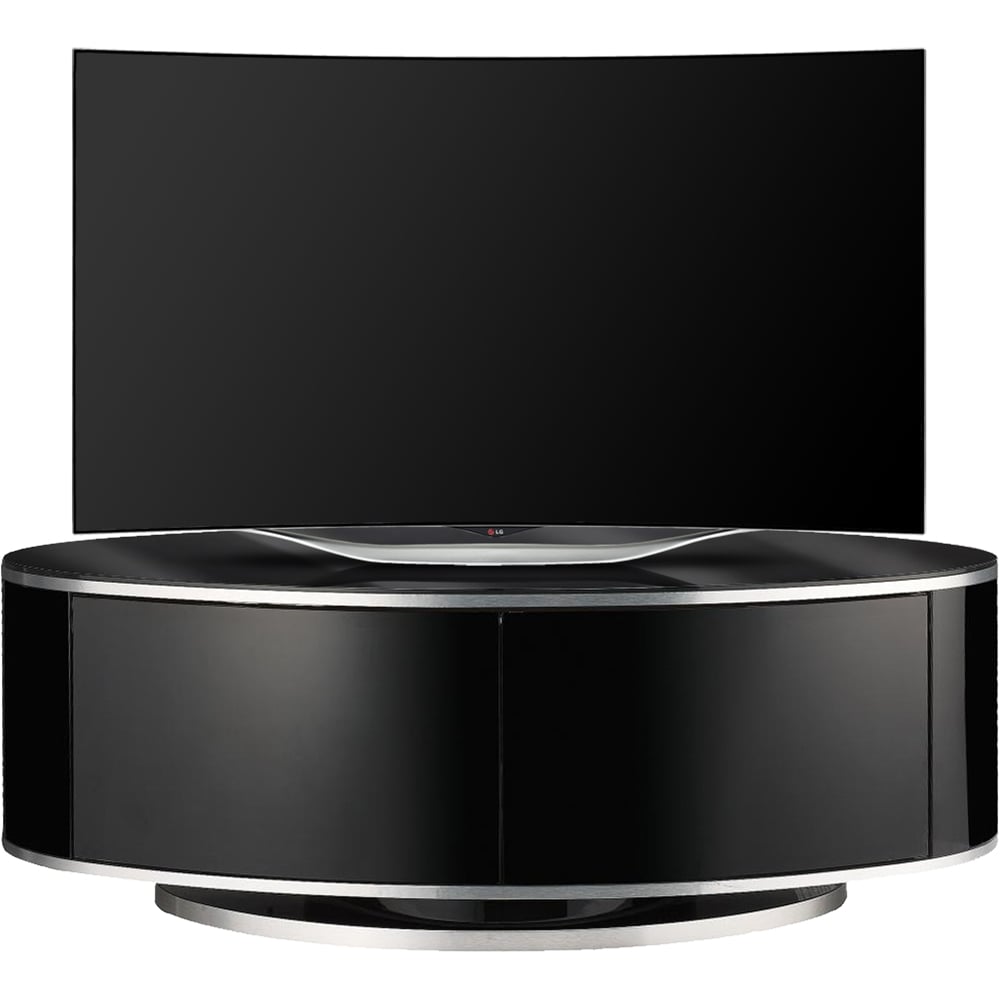 MDA Designs Luna 2 Door Black TV Unit Image 5