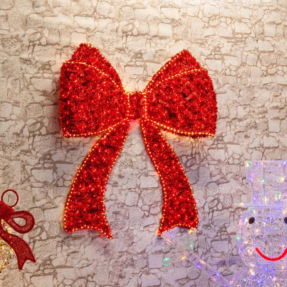 1160 LED Christmas Bow Decoration Image 7