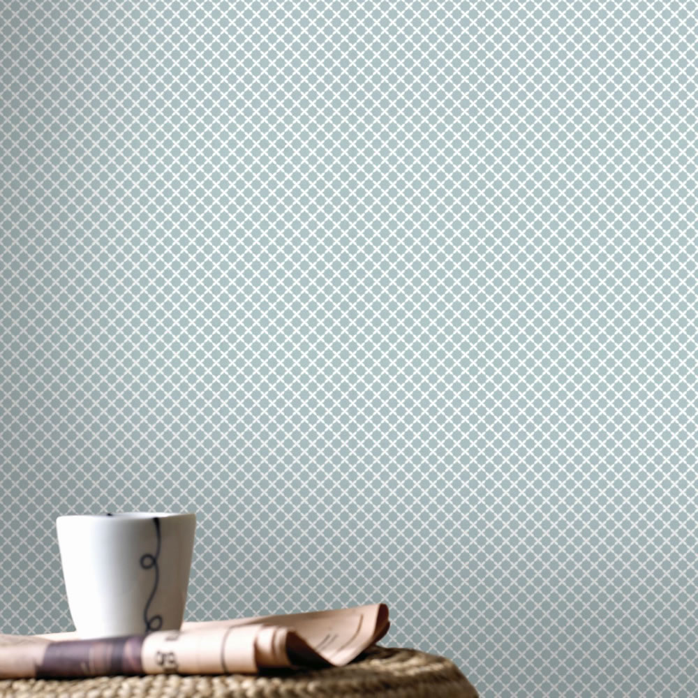 Superfresco Easy Wallpaper Trellis Grey Image 2