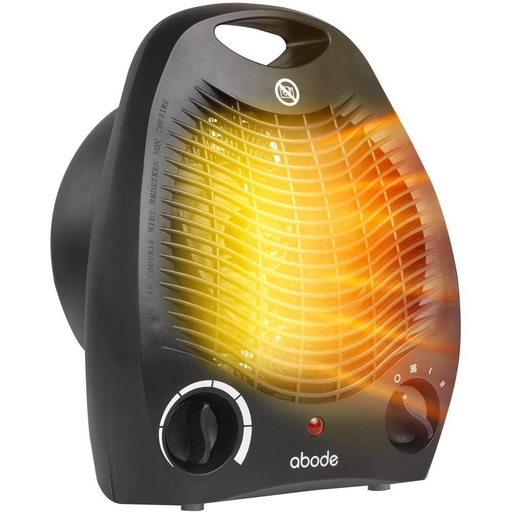 Abode AFH1002B Black Fan Heater 2000W Image 2