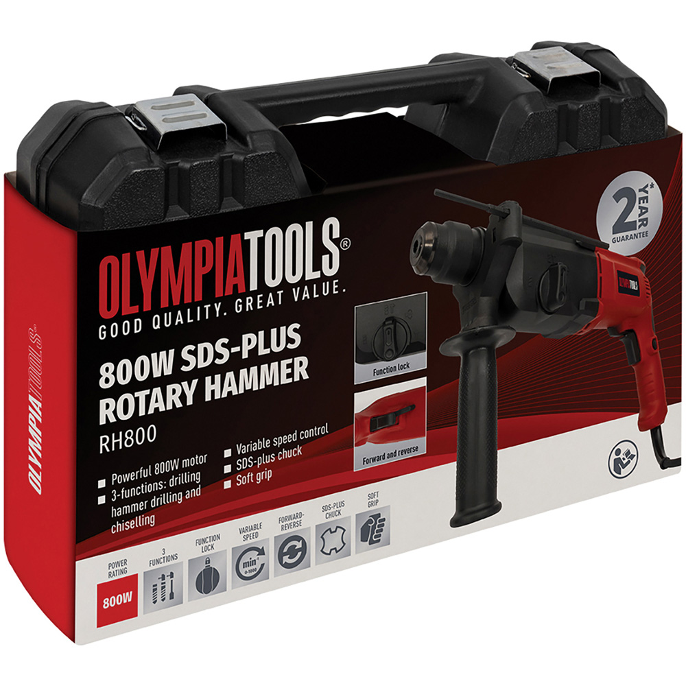 Olympia Power Tools 240V SDS Plus Rotary Hammer Image 4