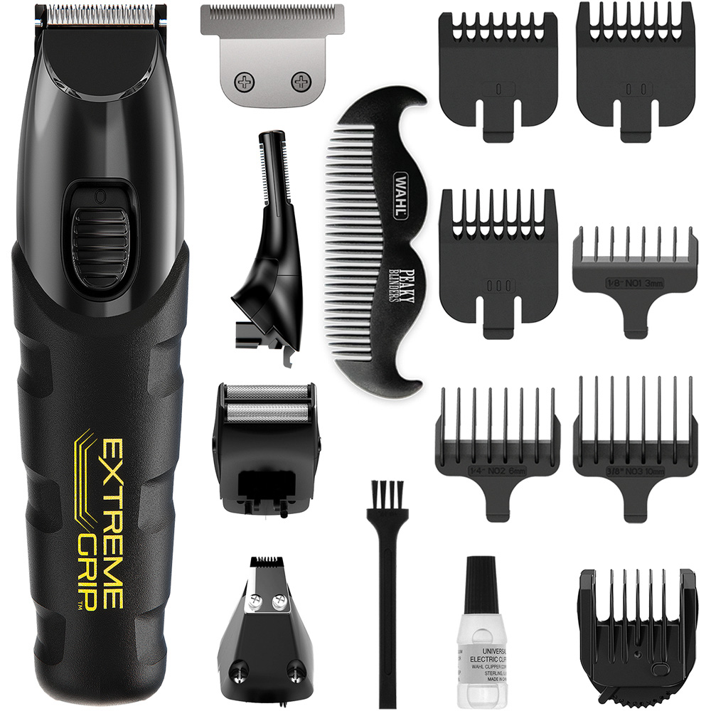 Wahl Extreme Grip Afro Lithium Ion Multi-Groomer Trimmer Kit Image 5
