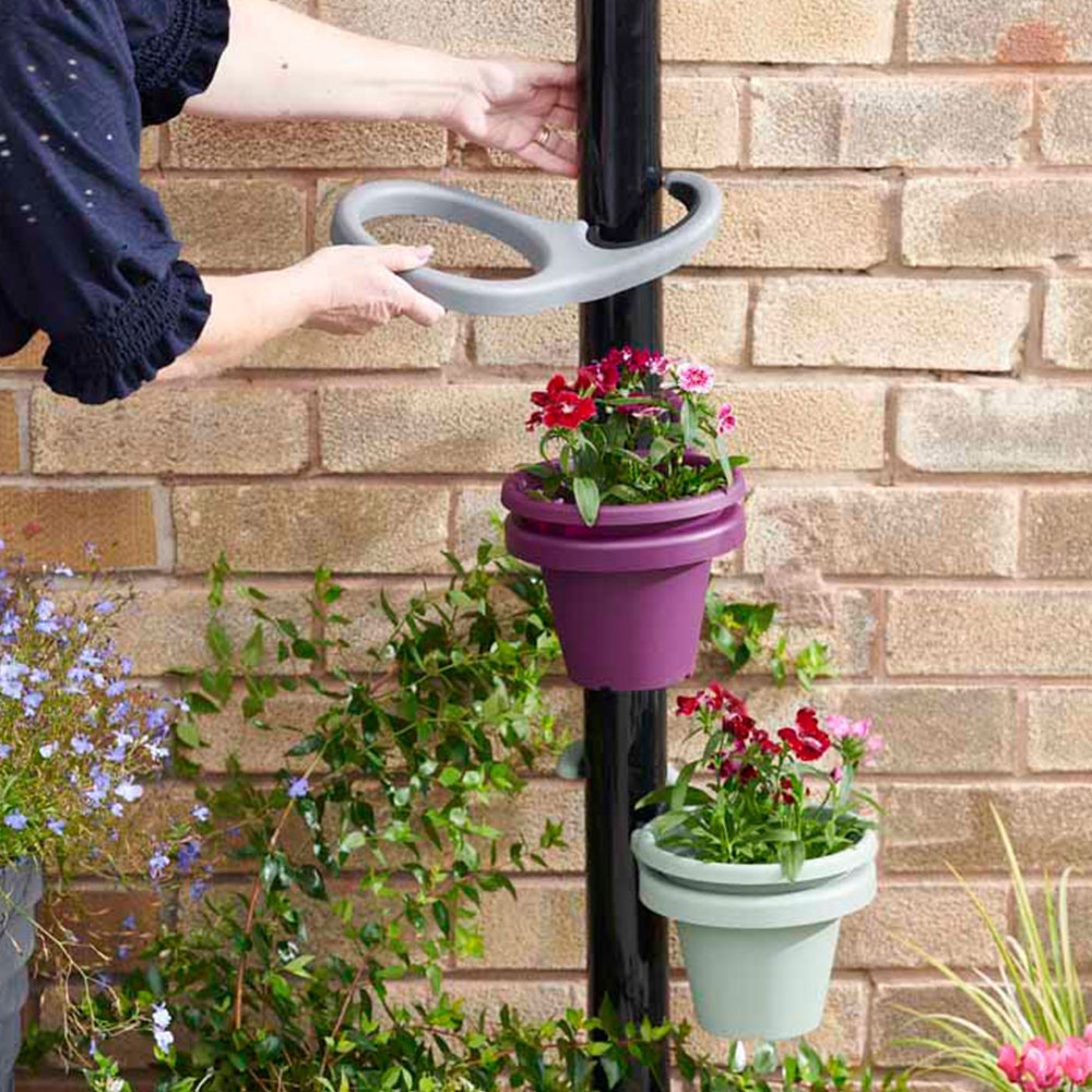 Clever Pots Sage Drain Pipe Pot Holder Wilko