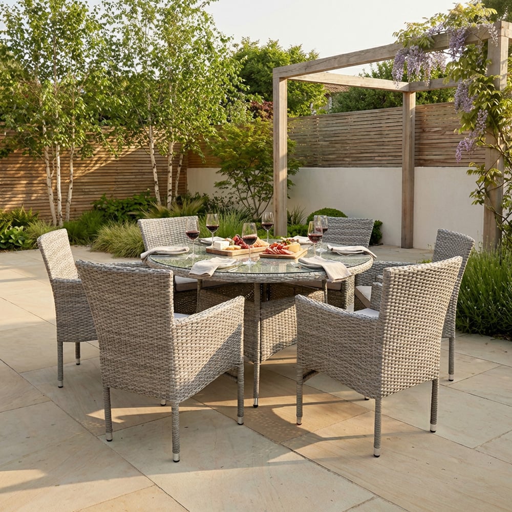 Madrid 6 Seater Dining Set Image 3