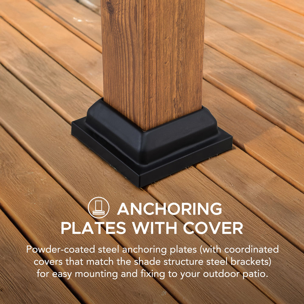 Sunjoy Skuta 4.06 x 2.59m Pergola Image 5