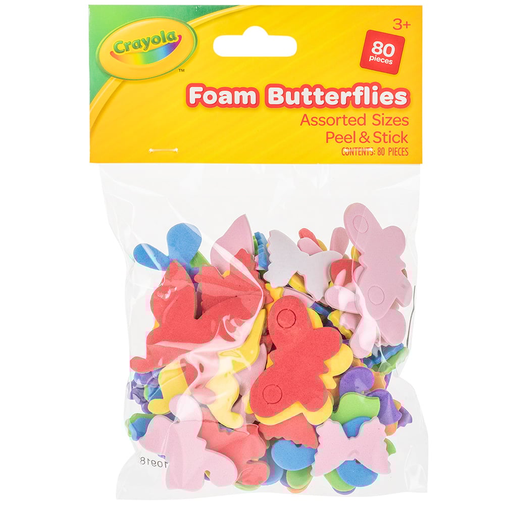 Crayola Foam Butterflies Image