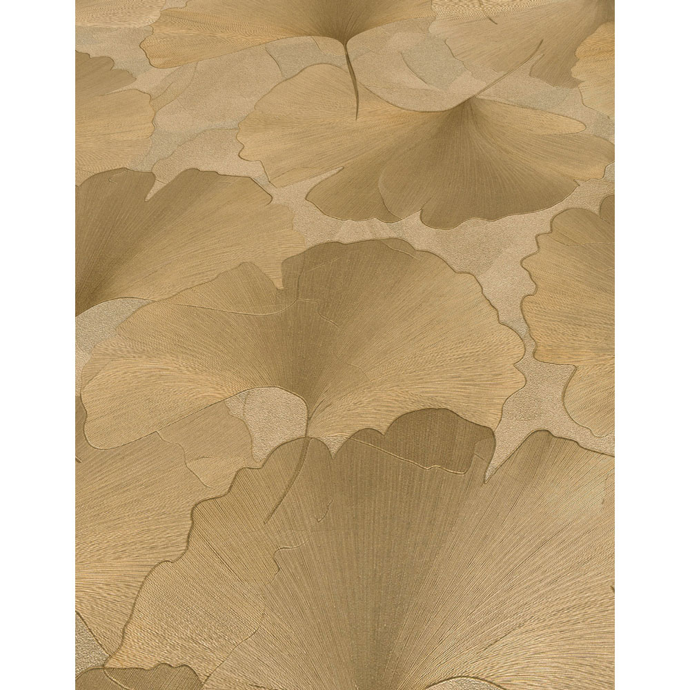 Erismann Elysium Ginko Dream Gold Wallpaper Image 5