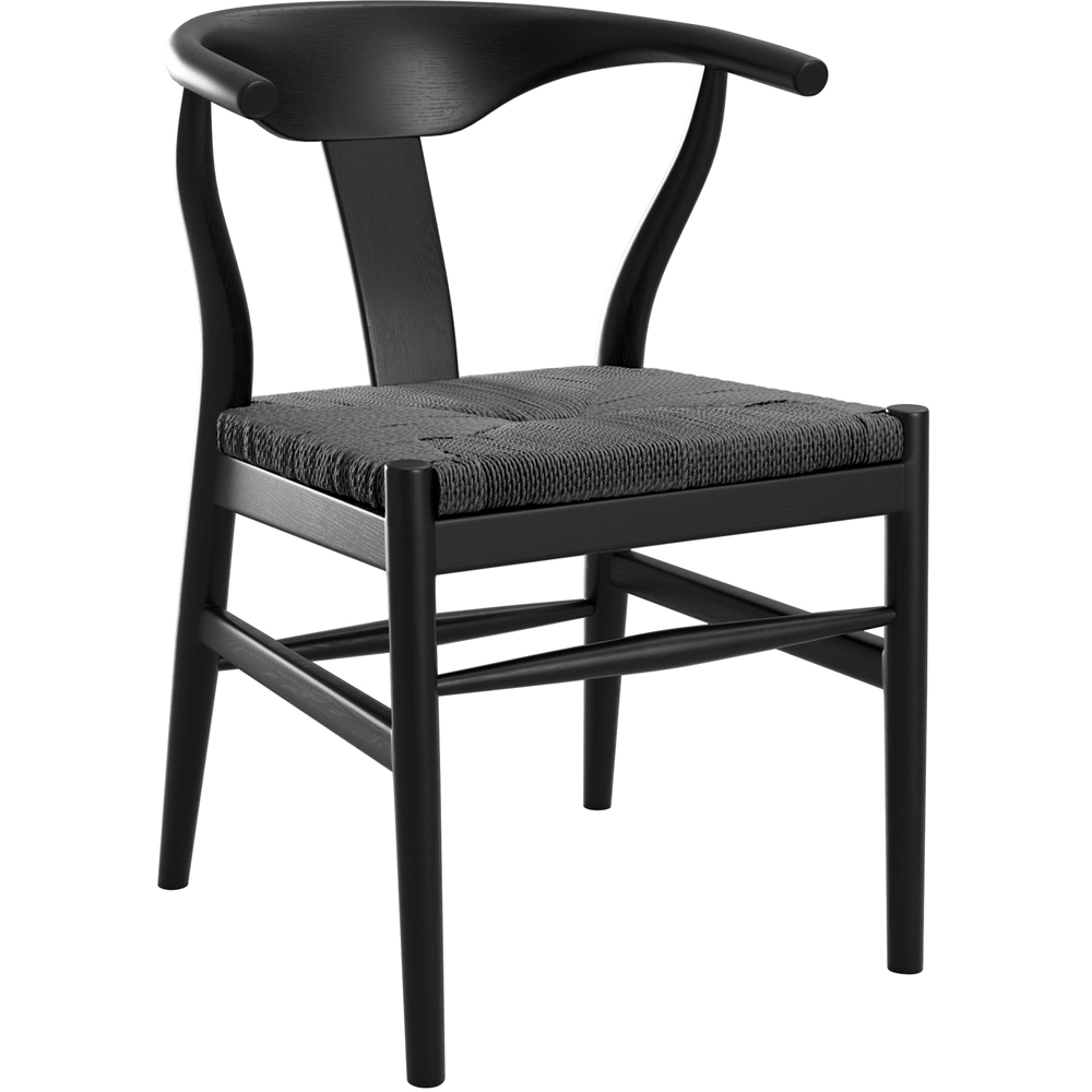 LPD Home Aries Black Dining Chair Set of 2 Image 2