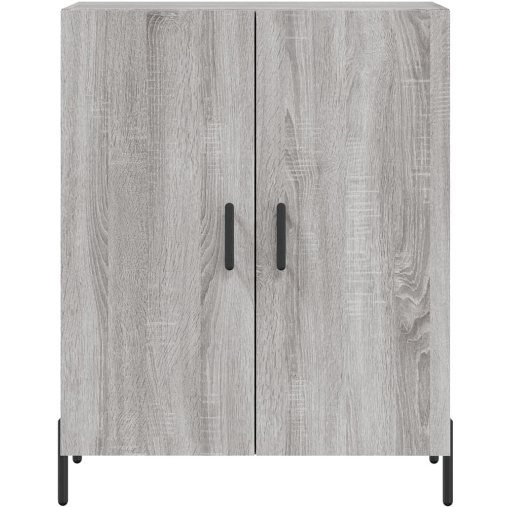 vidaXL 2 Door 3 Shelf Grey Sonoma Tall Highboard Image 8