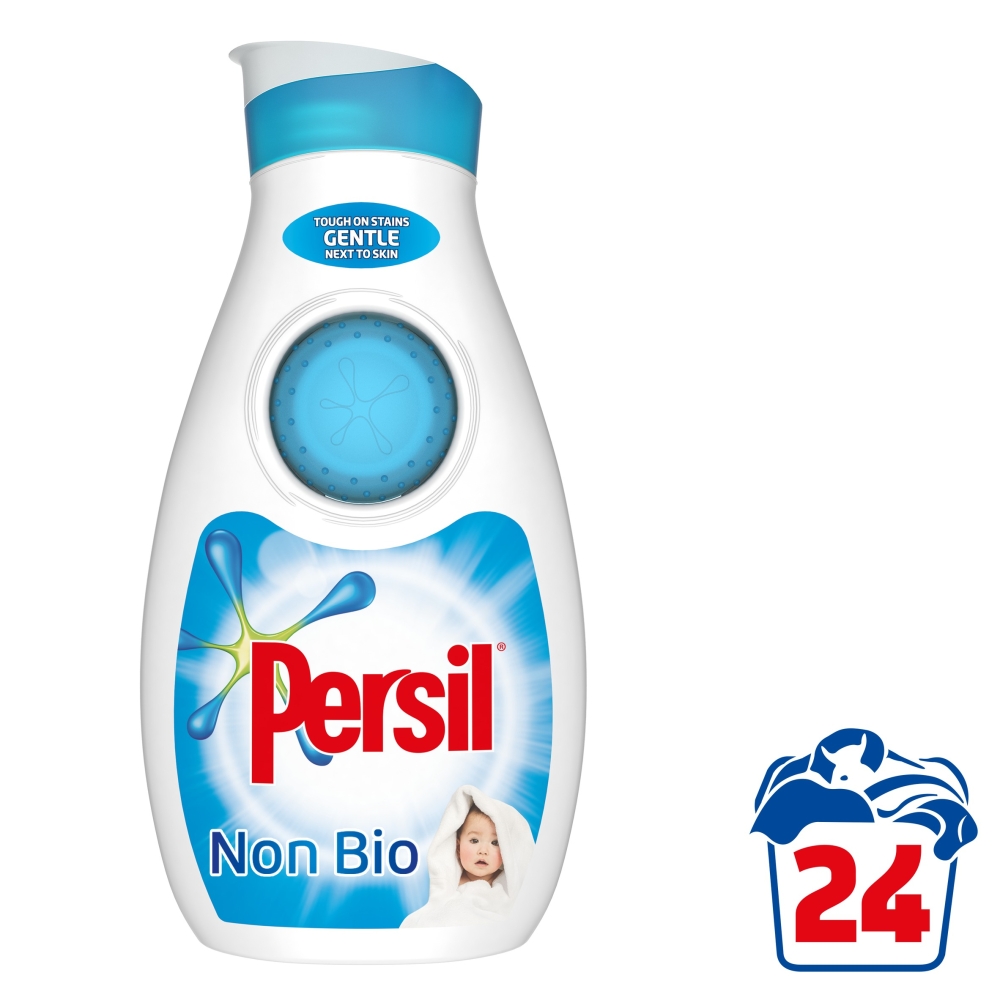 Persil Small and Mighty Non Bio Washing Liquid 24 Washes 840ml Image 1
