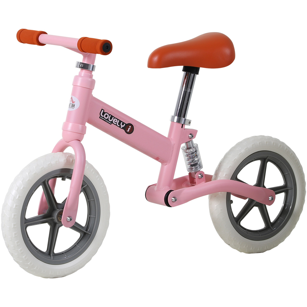 Tommy Toys Pink Toddler Balance No Pedal Bike Image 1