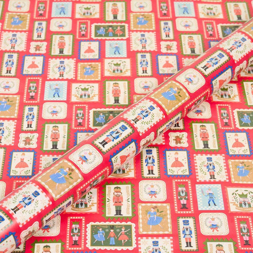Nutcracker Christmas Gift Wrapping Paper Image 5