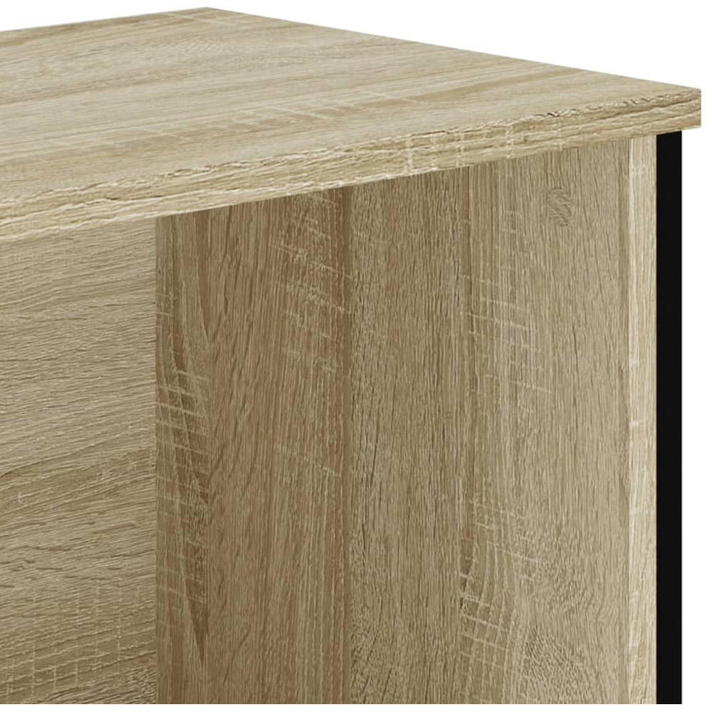 vidaXL 5 Shelf Sonoma Oak Bookcase Image 6