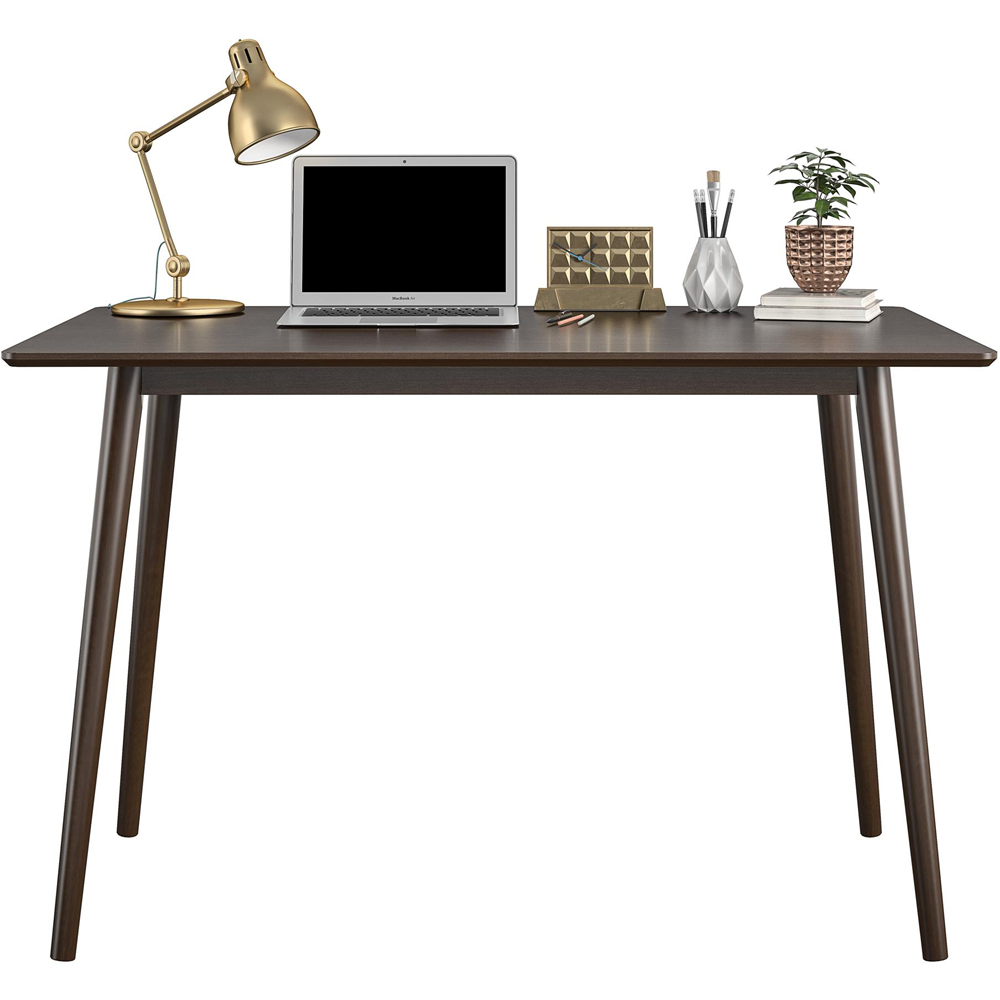 Novogratz Brittany Walnut Compact Office Desk Image 3