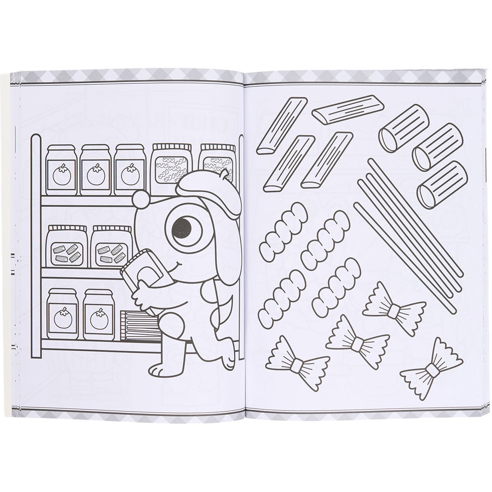 Mega Colouring At the Supermarket Book Image 2