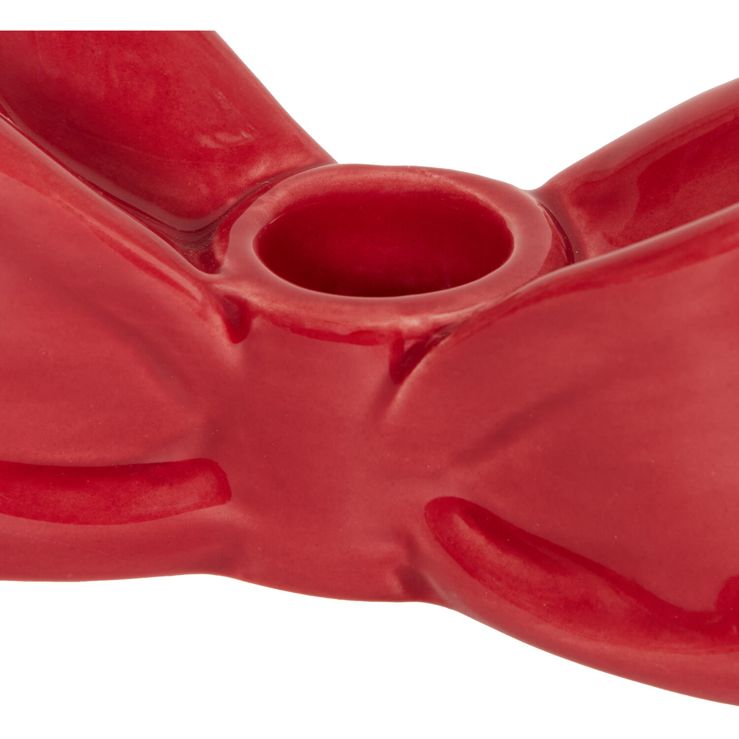 Bow Taper Christmas Candle Holder Image 6