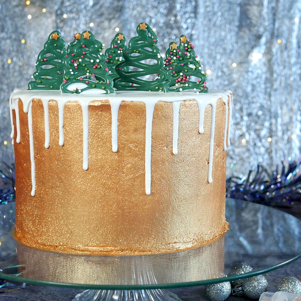Cake Decor Christmas Sprinkles Image 5