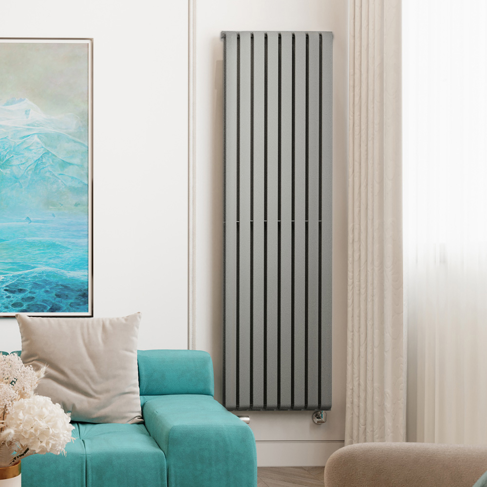 Terma Warp Room 5163 BTU Salt n Pepper Radiator 1800 x 525mm Image 2