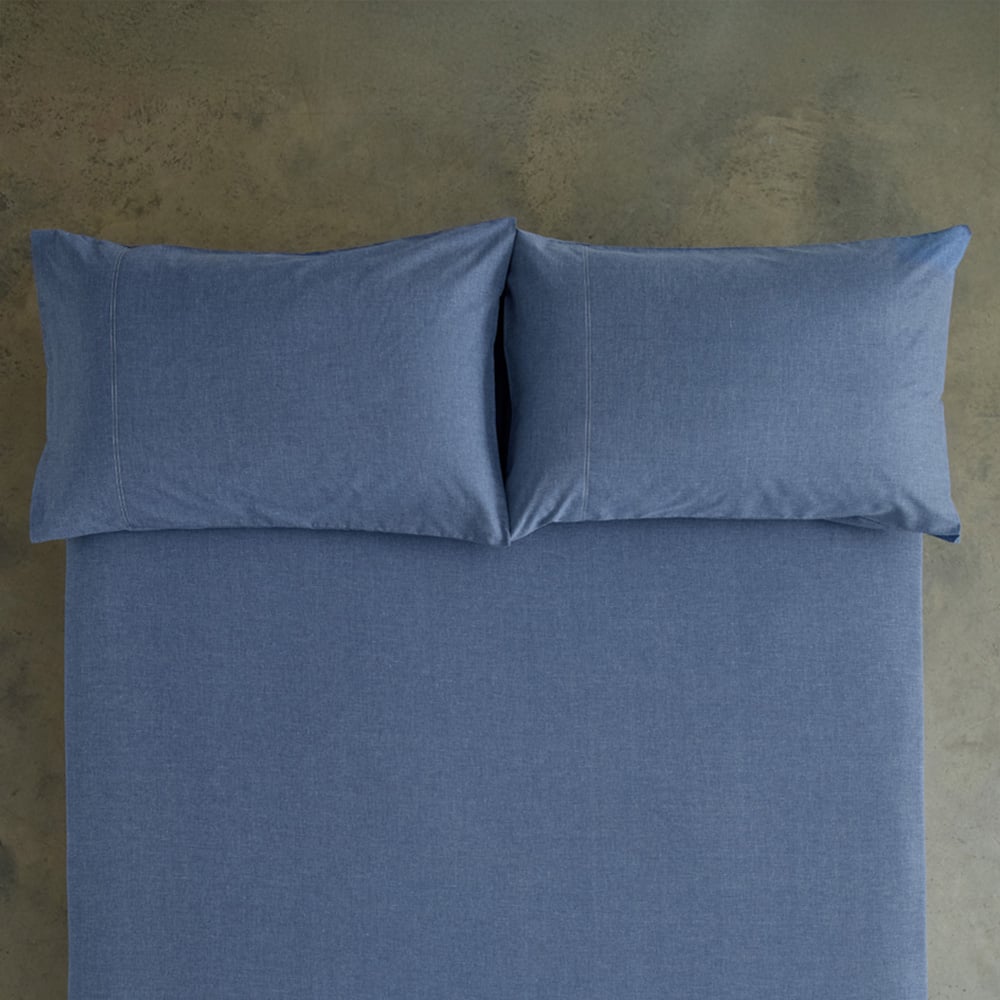Deyongs Southwick Double Blue Fitted Sheet Image 3