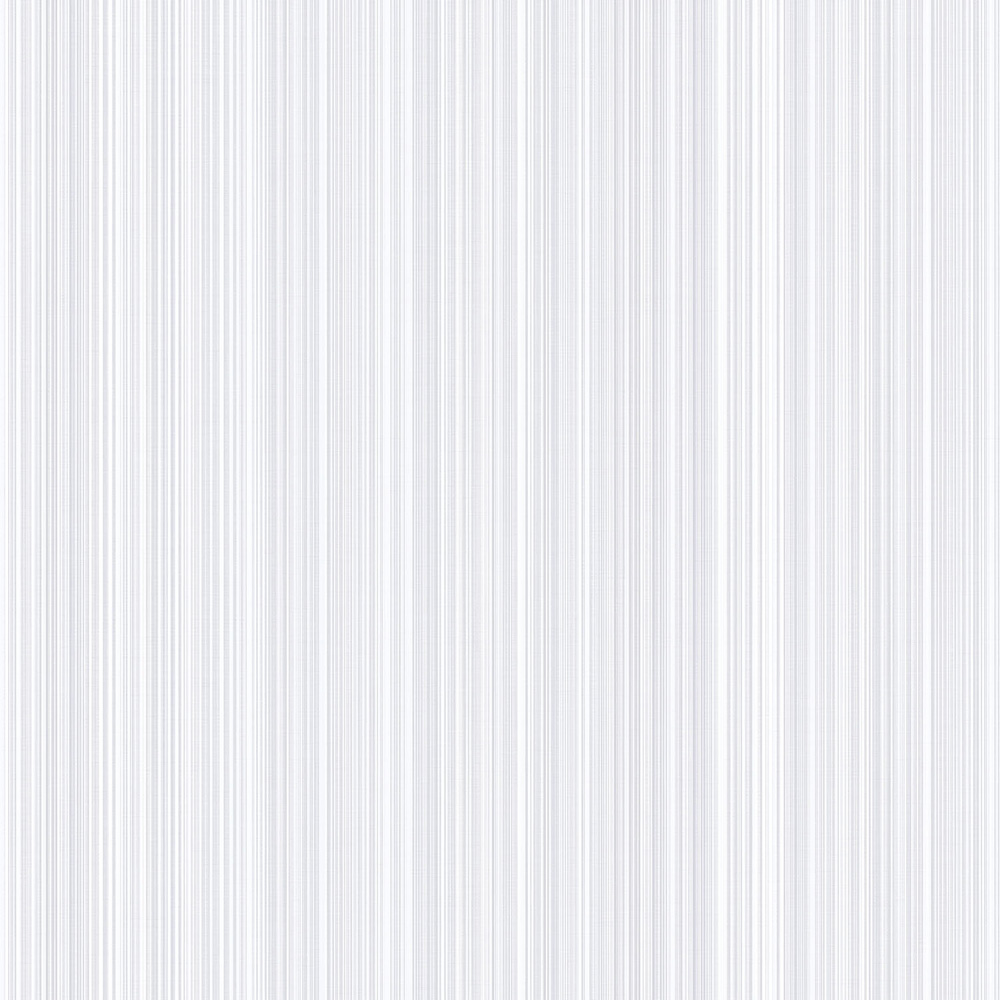 Galerie Natural FX Stripe Light Grey and Metallic Silver Wallpaper Image 1
