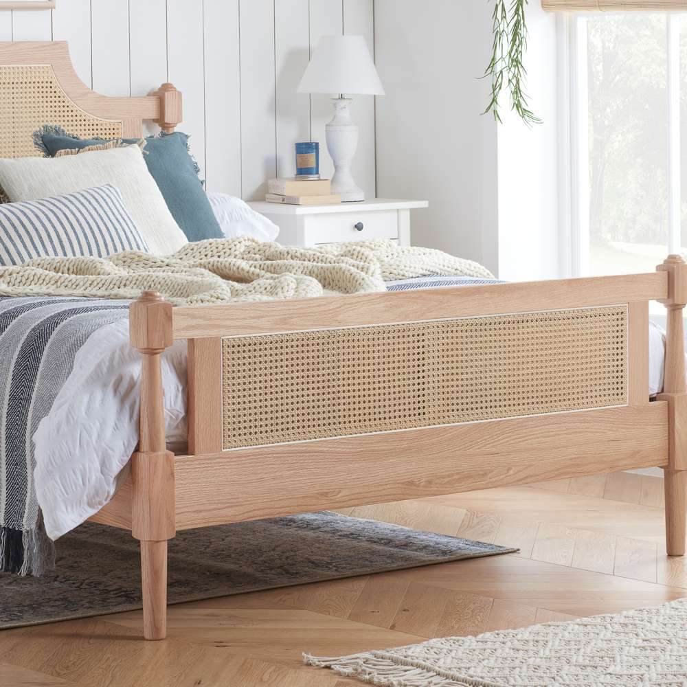 Birlea Geneva King Size Rattan Bed Image 8