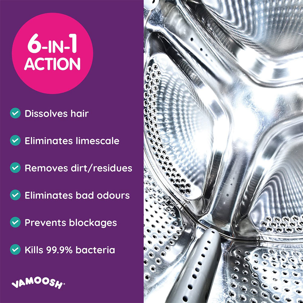 Vamoosh 6 in 1 Washing Machine Cleaner Image 2
