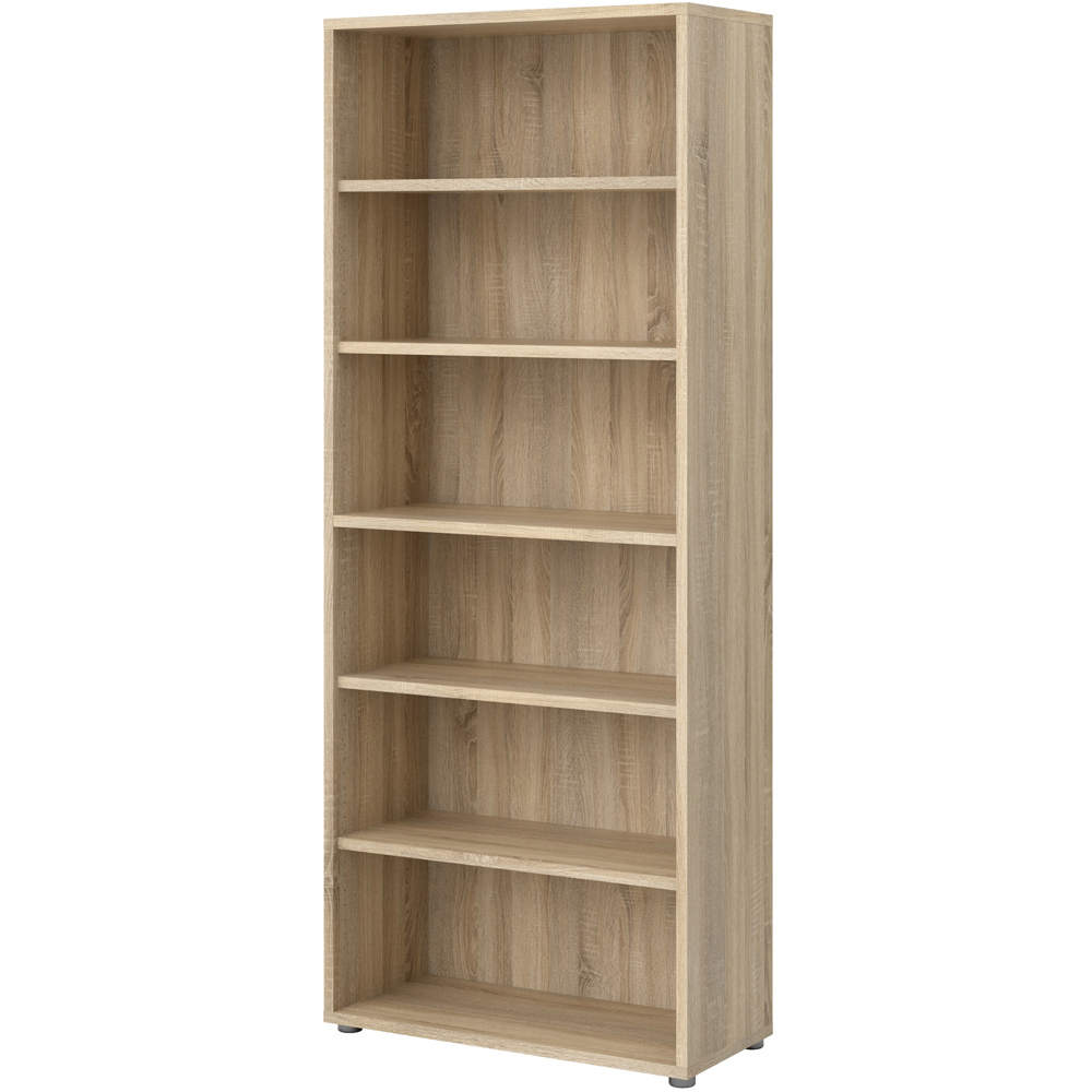 Florence 5 Shelf Oak Bookcase Image 4
