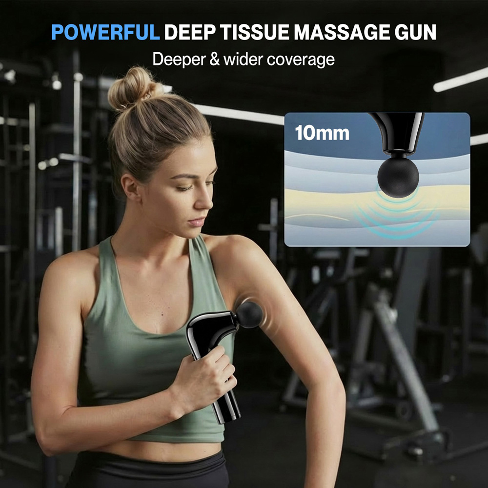 Traderight Spector Black Deep Tissue Massage Gun Image 4