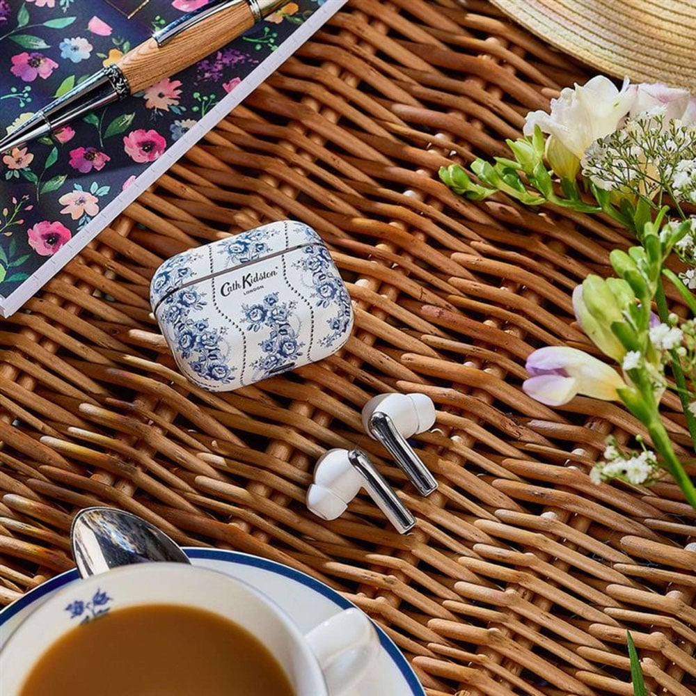 Cath Kidston VQ Skylark Floral Blue Bluetooth Earbuds Image 2