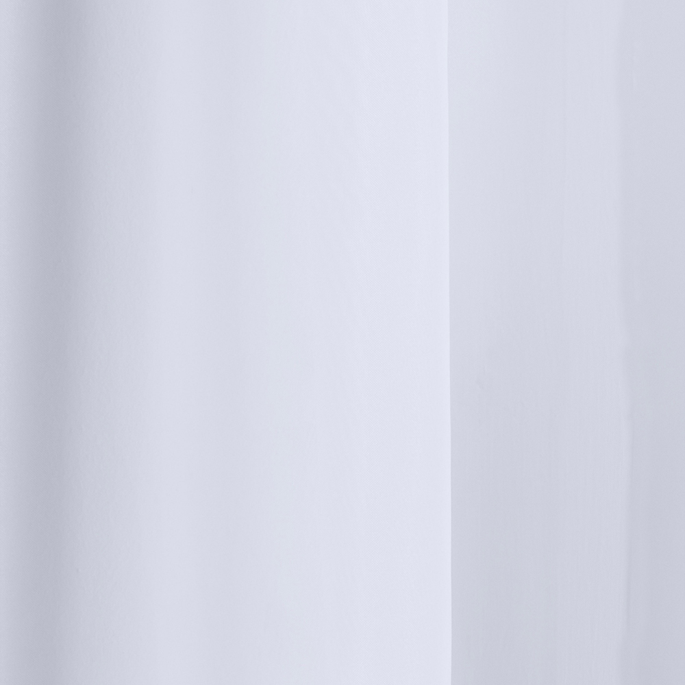 Tyrone Textiles Crystal White Plain Sheer Voile Panel Curtain 140 x 114cm Image 2