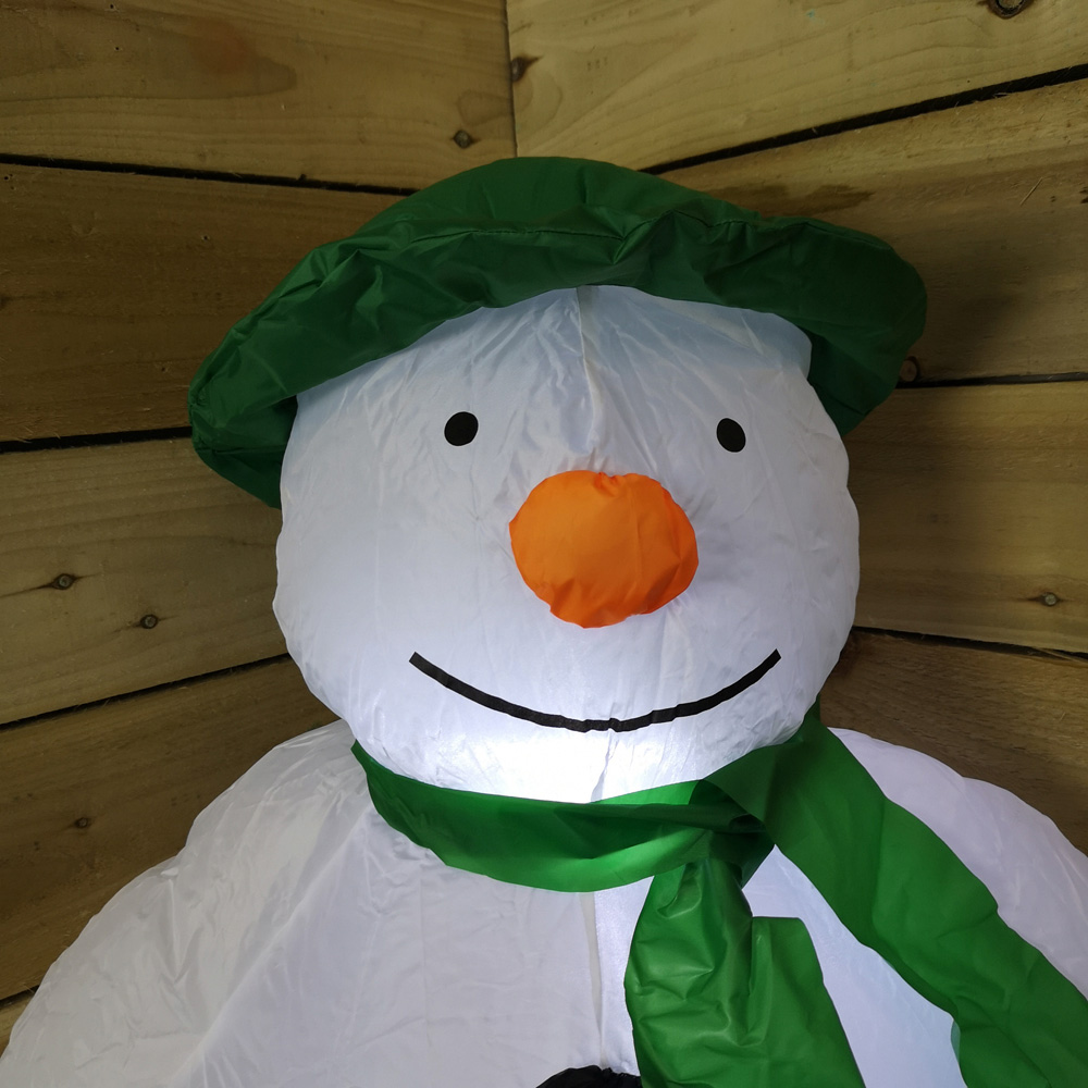 Samuel Alexander The Snowman Film Lit Inflatable Christmas Decoration 4ft Image 3