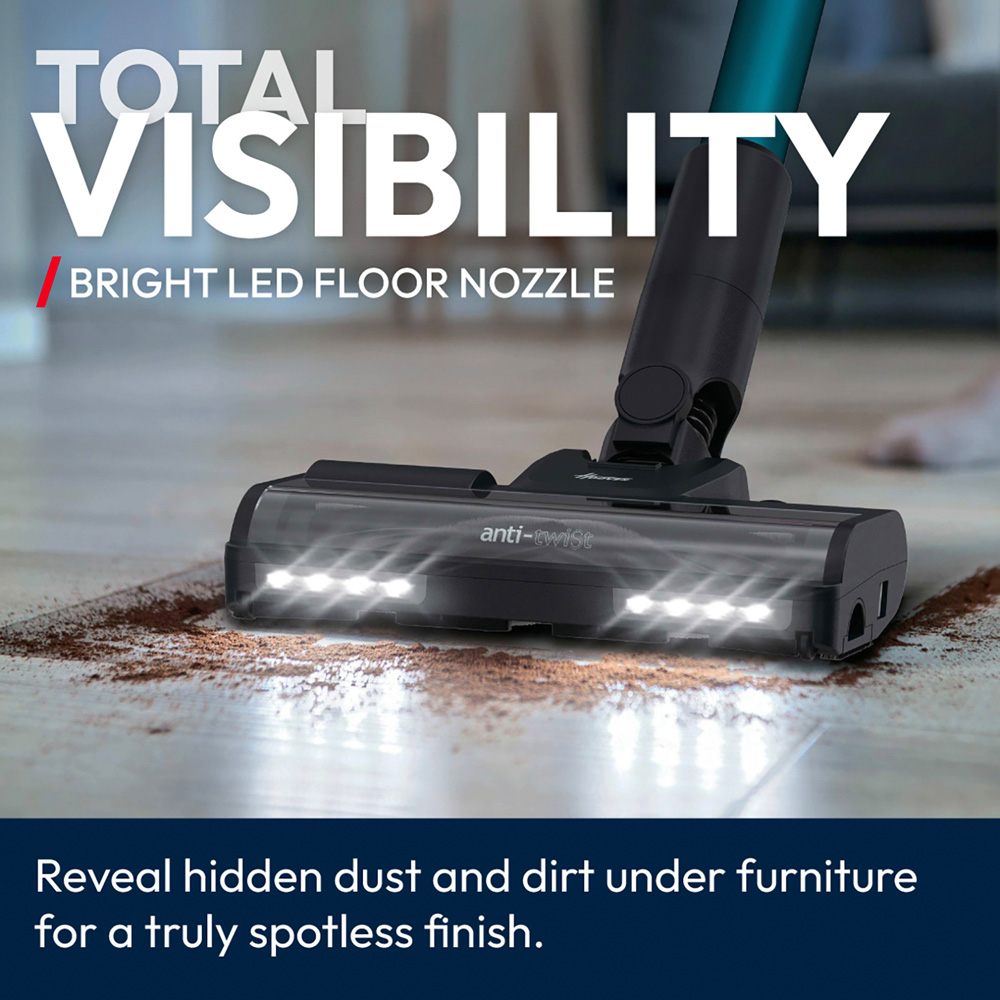 Living and Home AJ0935 Red Cordless Handheld Vacuum Cleaner with Mini Turbo Tool 200W Image 4