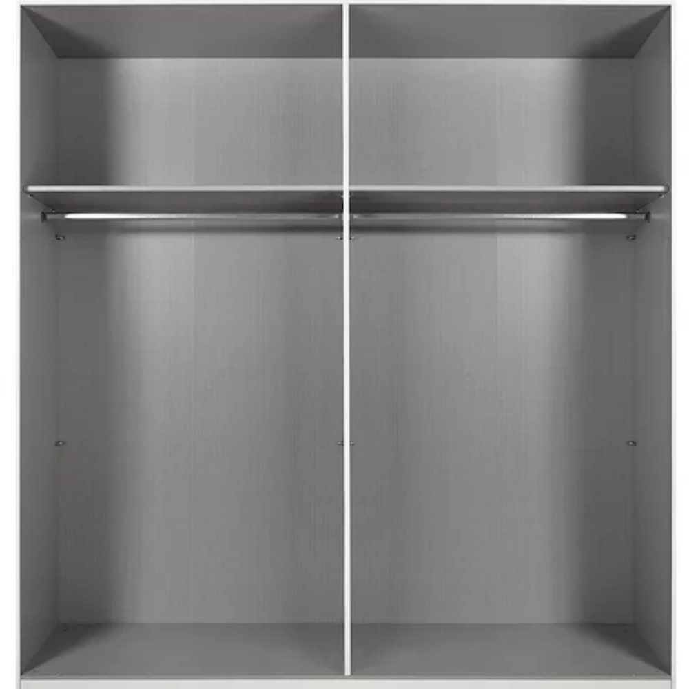 TJ'S Dublin 2 Sliding Door Grey Wardrobe Image 3