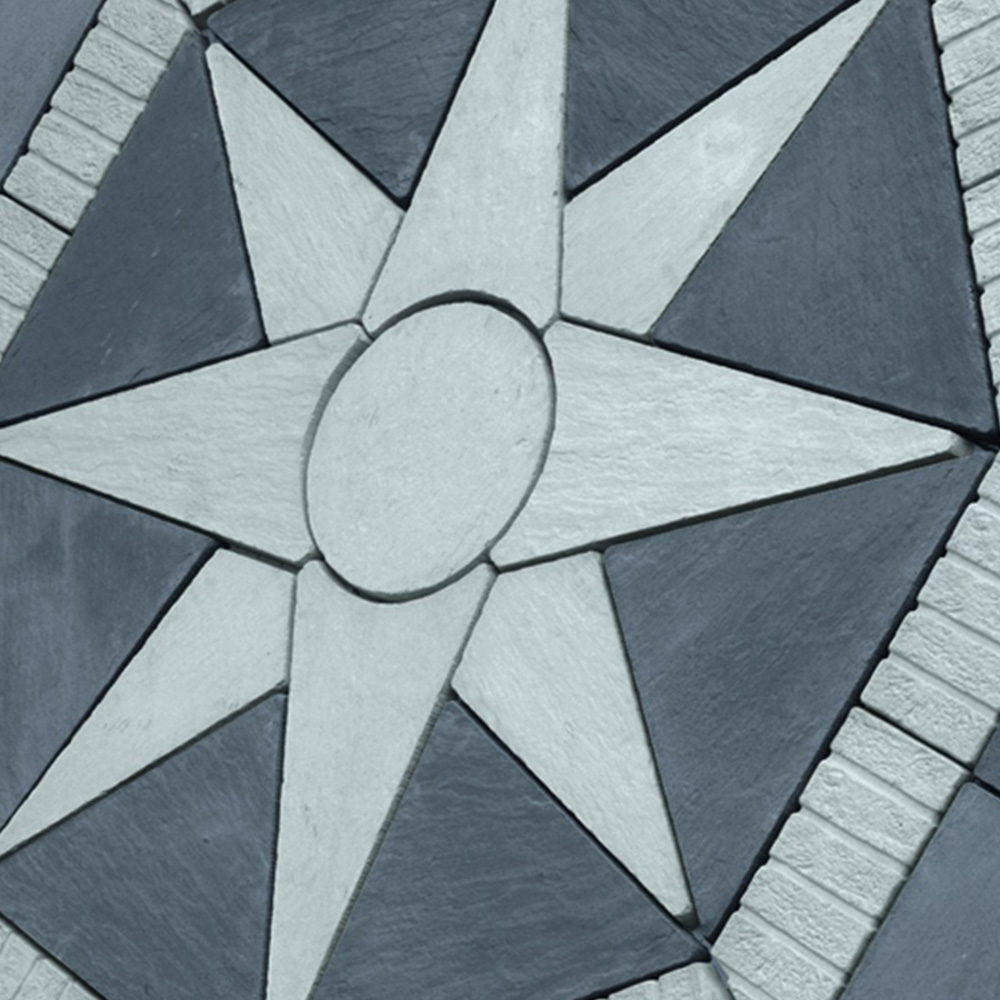 Bowland Stone Lakeland Star Patio Kit 5.76m2 Portland Grey Image 3