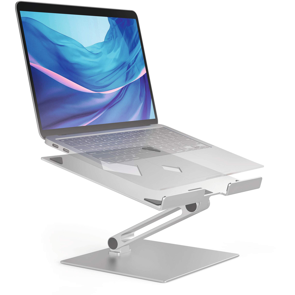 Durable Aluminium Contemporary Laptop Stand Rise Image 3