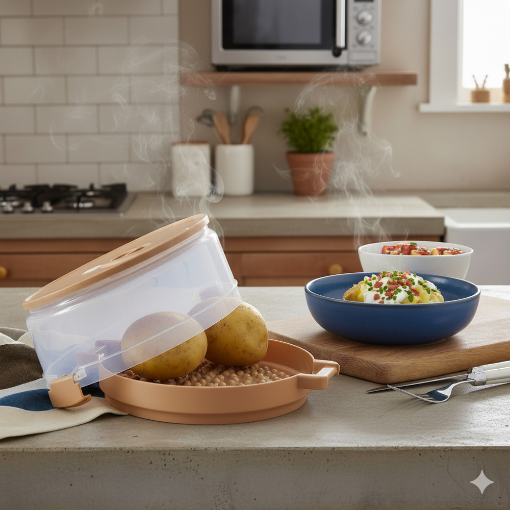 Avilo Jacket Potato Microwave Cooking Stand Image 7