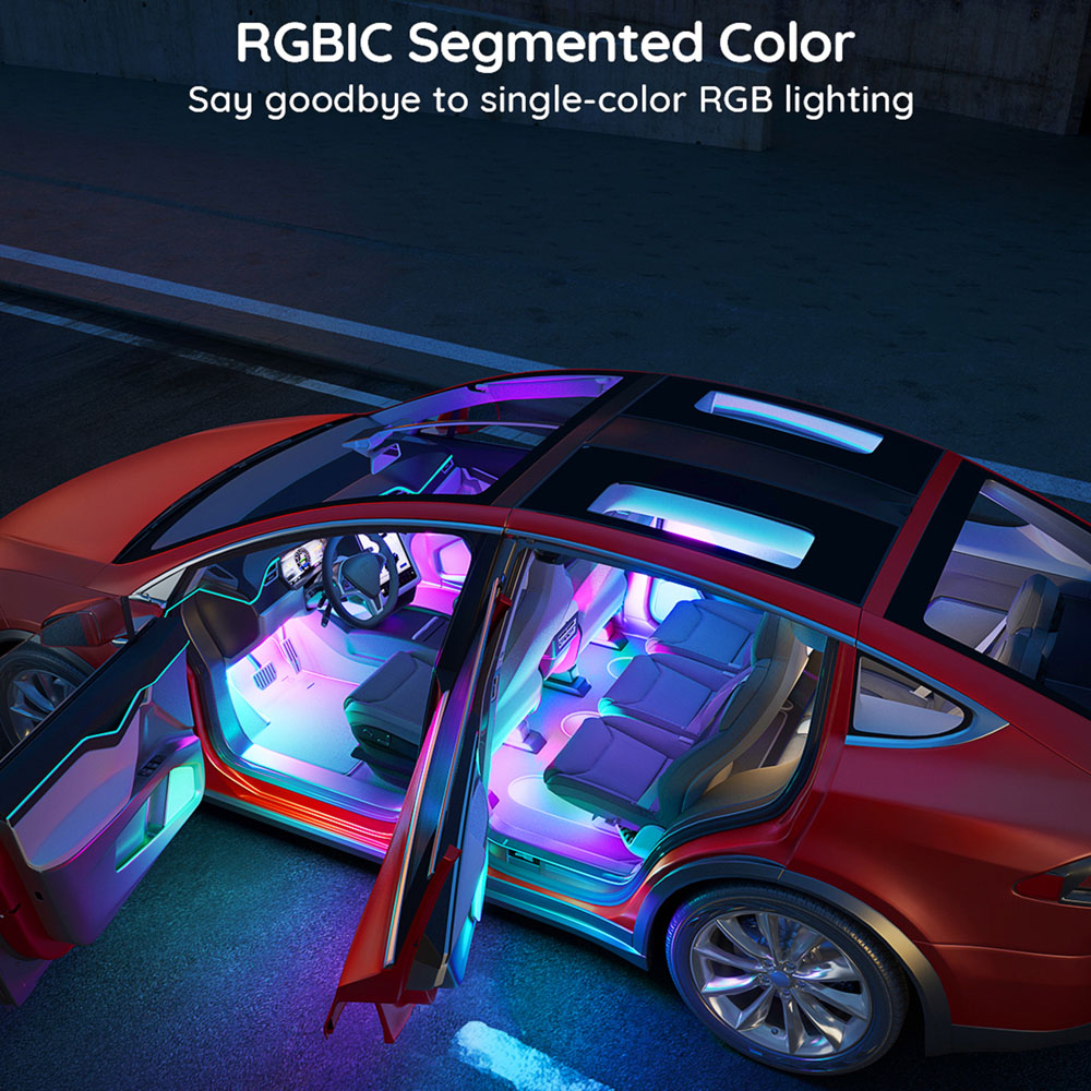 Govee RGBIC Interior Car LED Stripe Light 2 Pack Image 5